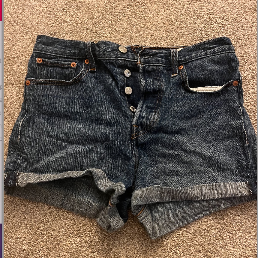 Jean Shorts Size 29 Brand Levis